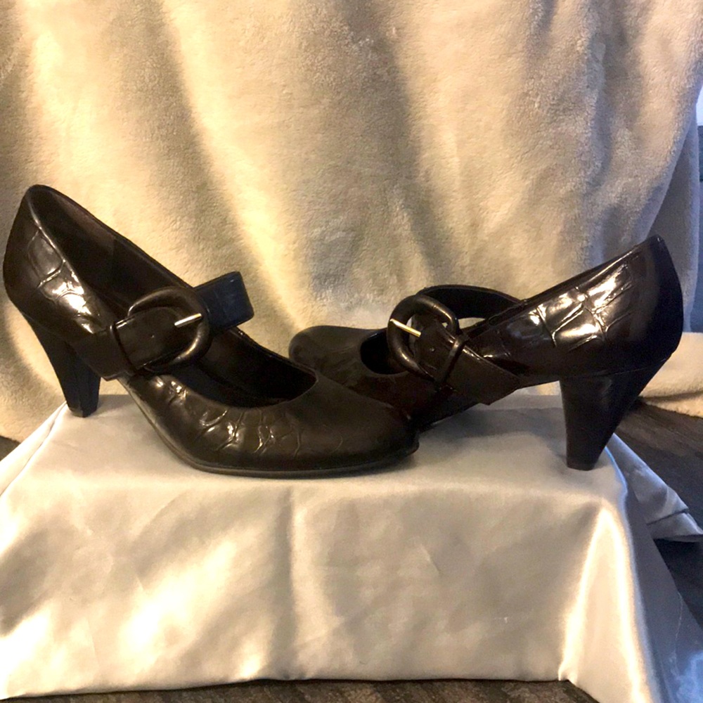 Dark brown heels